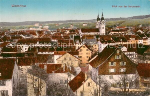 Winterthur  ZH Blick von der Hochwacht