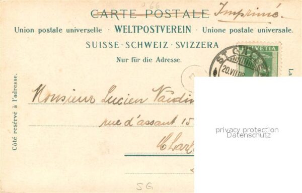 St Gallen SG mit dem Rosenberg – Bild 2