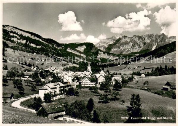 Ennetbuehl SG mit Säntis