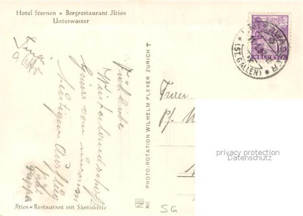Unterwasser  Toggenburg SG Hotel Sternen Bergrestaurant Iltios – Bild 2