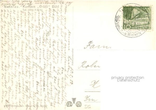 Nesslau SG Kurhaus Grütli Bühl Liegewiese – Bild 2