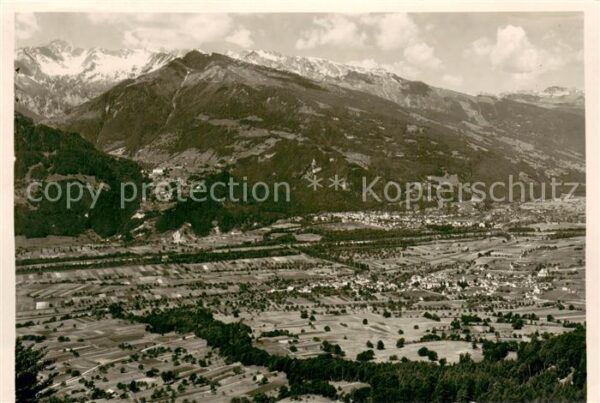 Maienfeld GR und Bad Ragaz mit Piz Sol
