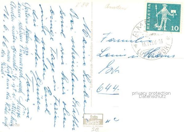 Arvenbuehl Amden SG Blick zum Gulmen – Bild 2