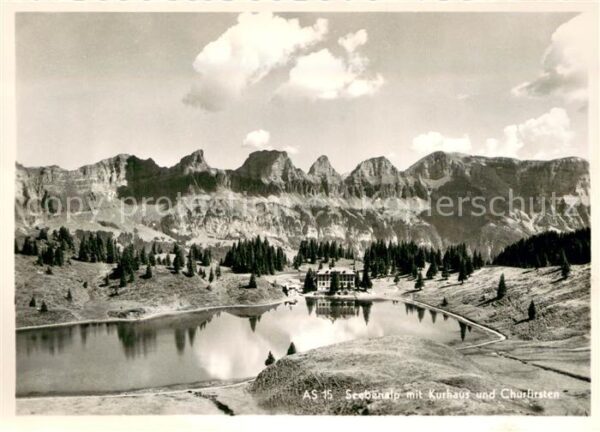 Seebenalp mit Kurhaus und Churfirsten
