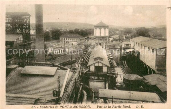 Pont-a-Mousson 54 Fonderies Vue de la Partie Nord