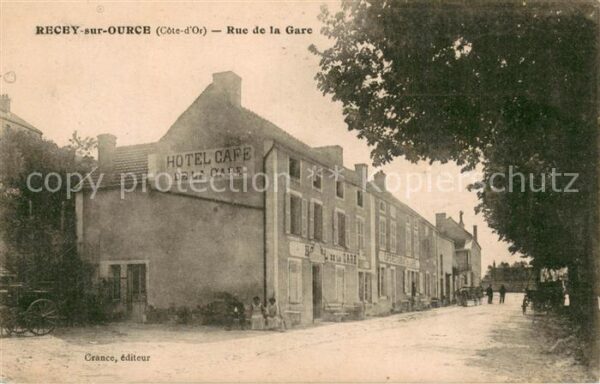 Recey-sur-Ource Rue de la Gare Hotel Cafe de la Gare