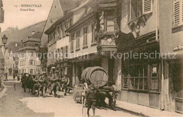 Ribeauville Haut Rhin Elsass Grand Rue