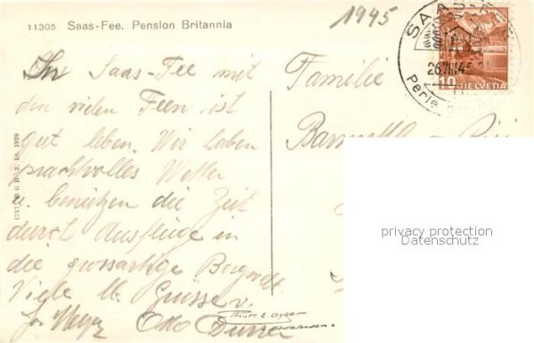 Saas-Fee Pension Britannia – Bild 2
