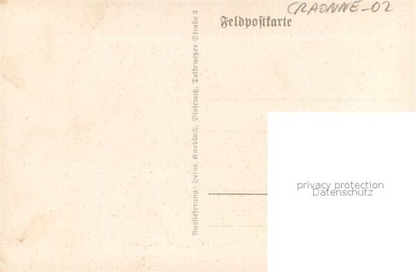Craonne 02 Aisne Häuserruinen und Mairie – Bild 2