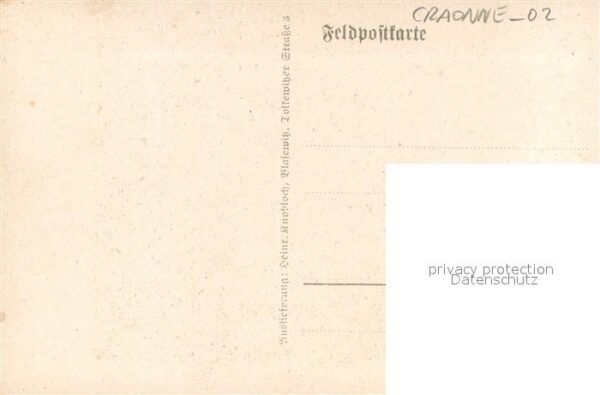 Craonne 02 Aisne Zerstörtes Stadtviertel – Bild 2