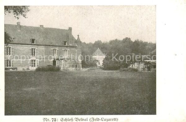 Belval 08 Ardennes Schloss Belval Feld Lazarett