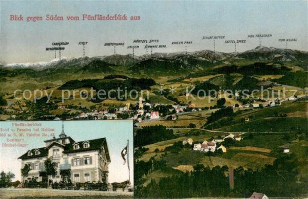 Heiden AR Fünfländerblick Hotel und Pension