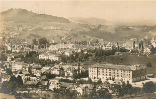 Herisau AR Panorama mit Kaserne