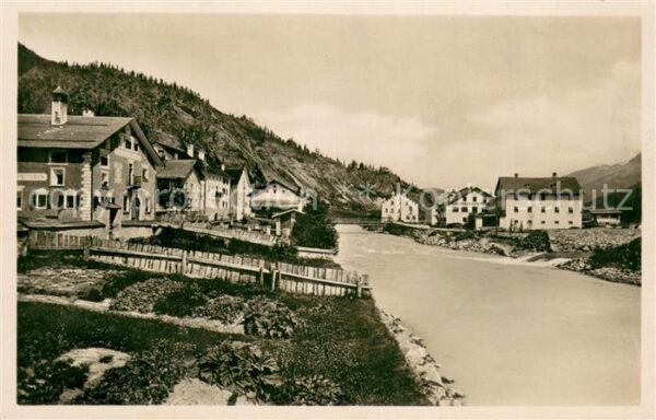 Ponte Albula La Punt-Chamues-ch GR Strassenpartie