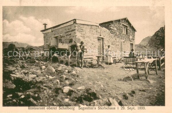 Pontresina Restaurant oberer Schafberg Segantinis
