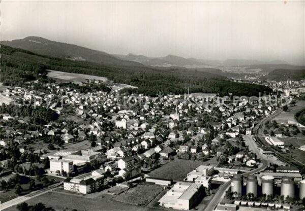 Wangen Aare BE Fliegeraufnahme
