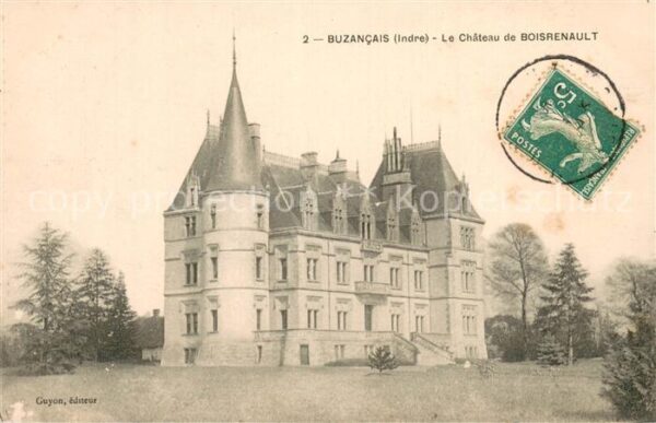 Buzancais 36 Indre Le Chateau de Boisrenault