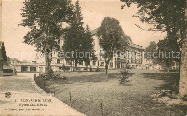 Allevard les Bains Isere Splendid Hotel