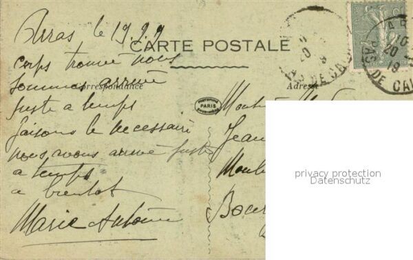 Arras Pas-de-Calais 62 Rue St Gery apres le bombardement – Bild 2