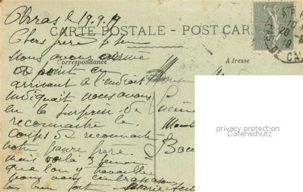 Arras Pas-de-Calais 62 Rue Chanzy apres le bombardement – Bild 2