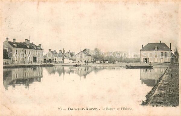Dun-sur-Auron 18 Le Bassin et l'Ecluse