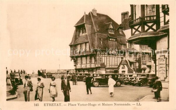 Etretat 76 Place Victor Hugo et Maison Normande