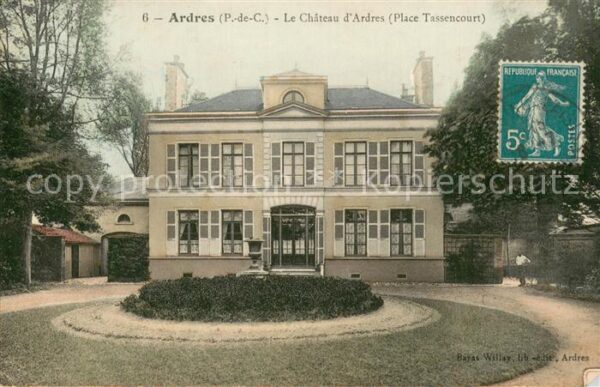 Ardres 62 Le Chateau d’Ardres Place Tassencourt