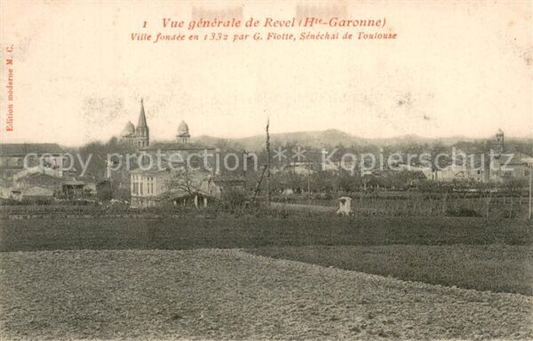 Revel 31 Haute-Garonne Vue generale Ville fondee en 1332 par G