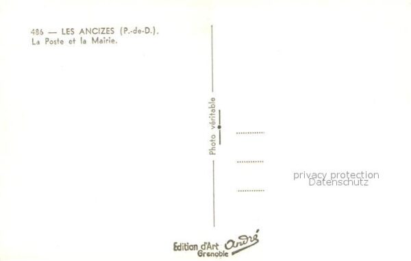 Les Ancizes-Comps 63 La Poste et la Mairie – Bild 2