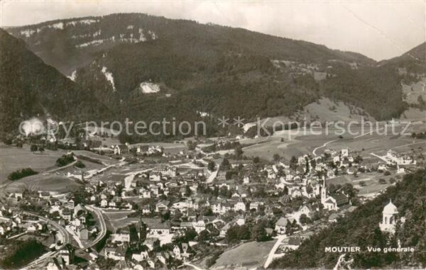 Moutier BE Vue generale aerienne