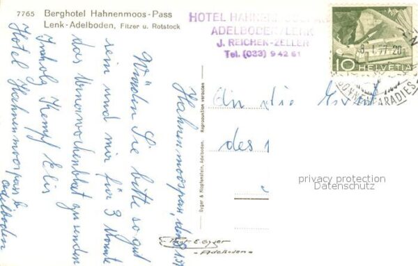Lenk Simmental Berghotel Hahnenmoos Pass Lenk Adelbode – Bild 2