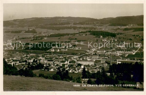 La Chaux-de-Fonds NE Vue generale