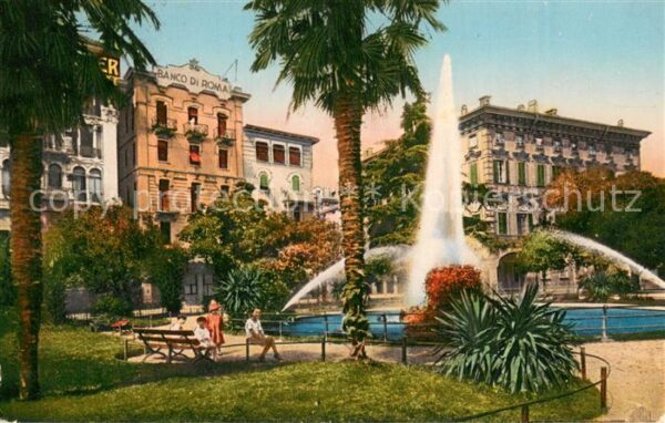 Lugano Lago di Lugano Giardino pubblico