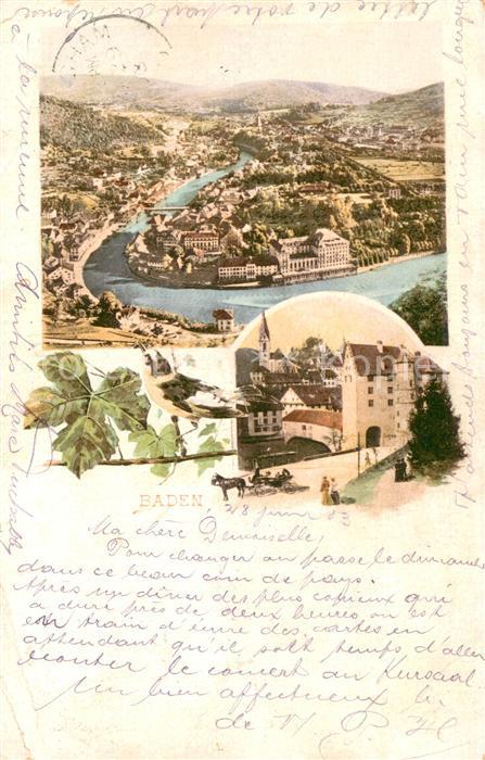 Baden  AG Panorama Schlossvogtei