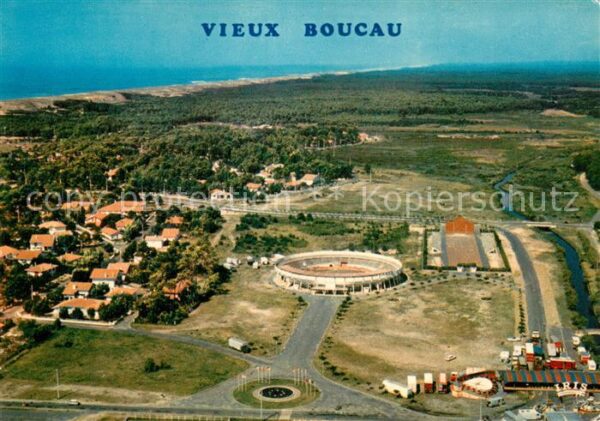 Vieux-Boucau-les-Bains 40 Landes Vue d’ensemble aerienne Au premier plan