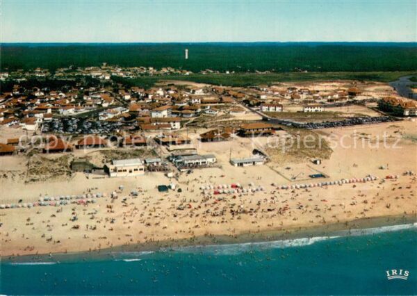 Vieux-Boucau-les-Bains 40 Landes Vue generale aerienne et la plage