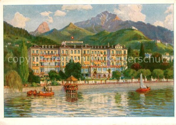 Montreux  VD Grand Hotel Monney et beau sejour au la