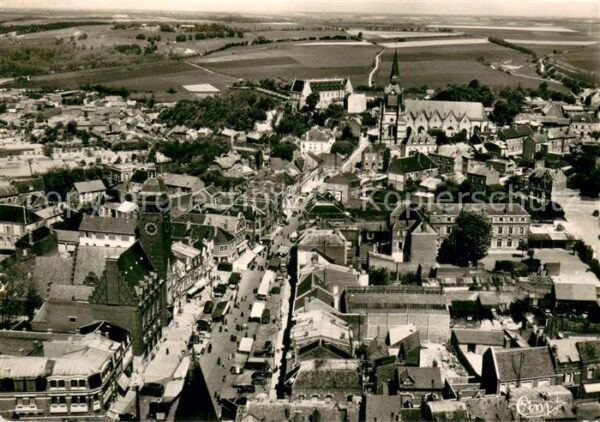 Montdidier 80 Somme Vue generale par avion