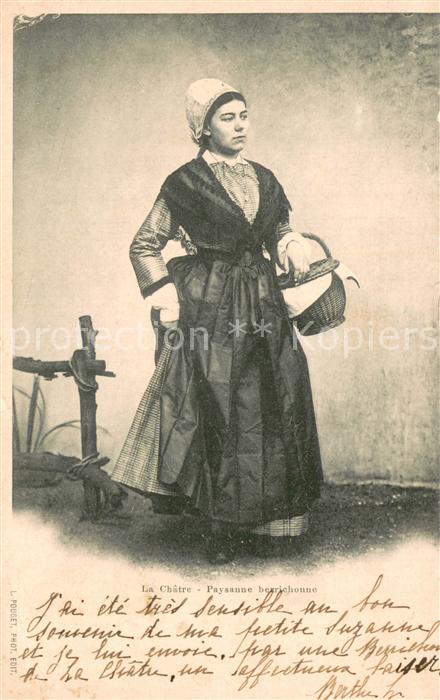 La Chatre 36 Indre Paysanne berrichonne