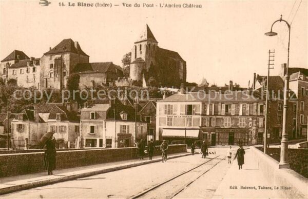 Le Blanc 36 Indre Vue du Pont - L Ancien Chateau