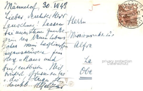 Maennedorf ZH Teilansicht m. Fluss – Bild 2