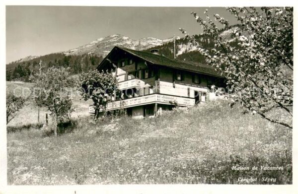 Cergnat Ormont-Dessous VD Maison de Vacances