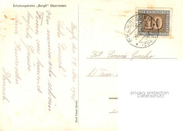 Oberrieden ZH Erholungsheim Bergli – Bild 2