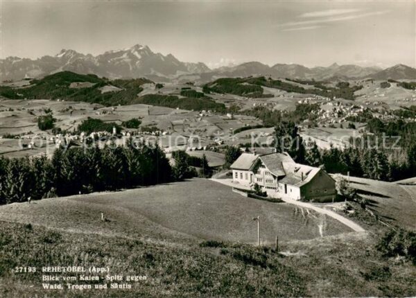 Rehetobel Blick vom Kaien Trogen Säntis