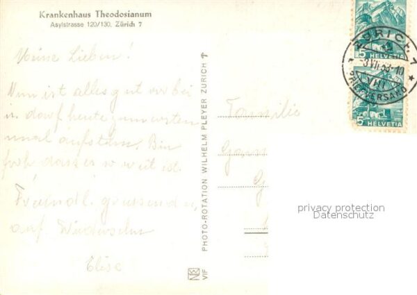 Zuerich ZH Krankenhaus Theodosianum Med.-Abteilung – Bild 2