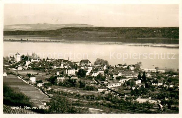 Neuveville NE Vue aerienne