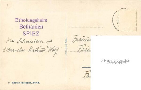 Spiez Thunersee BE Erholungshem Bethanien – Bild 2