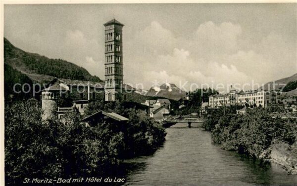 St Moritz Bad GR mit Hotel du Lac