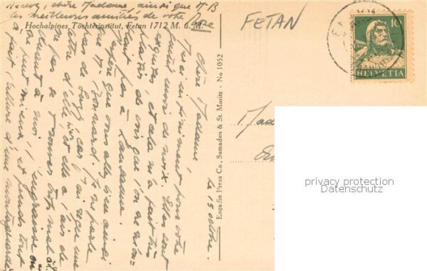 Fetan Hochalpines Töchterinstitut – Bild 2