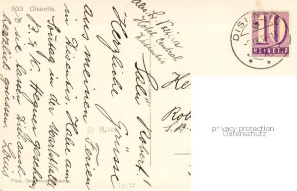 Disentis GR Ortsansicht – Bild 2
